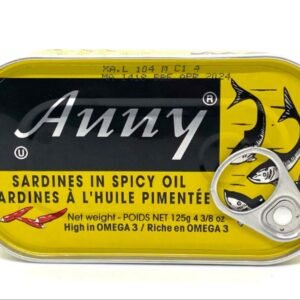 ANNY SARDINES PIMENTÉE 125G
