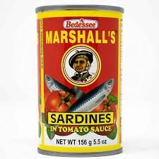 MARSHALL'S SARDINES IN TOMATO SAUCE 425G
