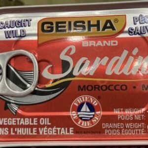 SARDINES IN GEISHA OIL
