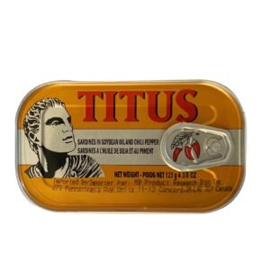 TITUS SARDINE OIL AND CHILLI