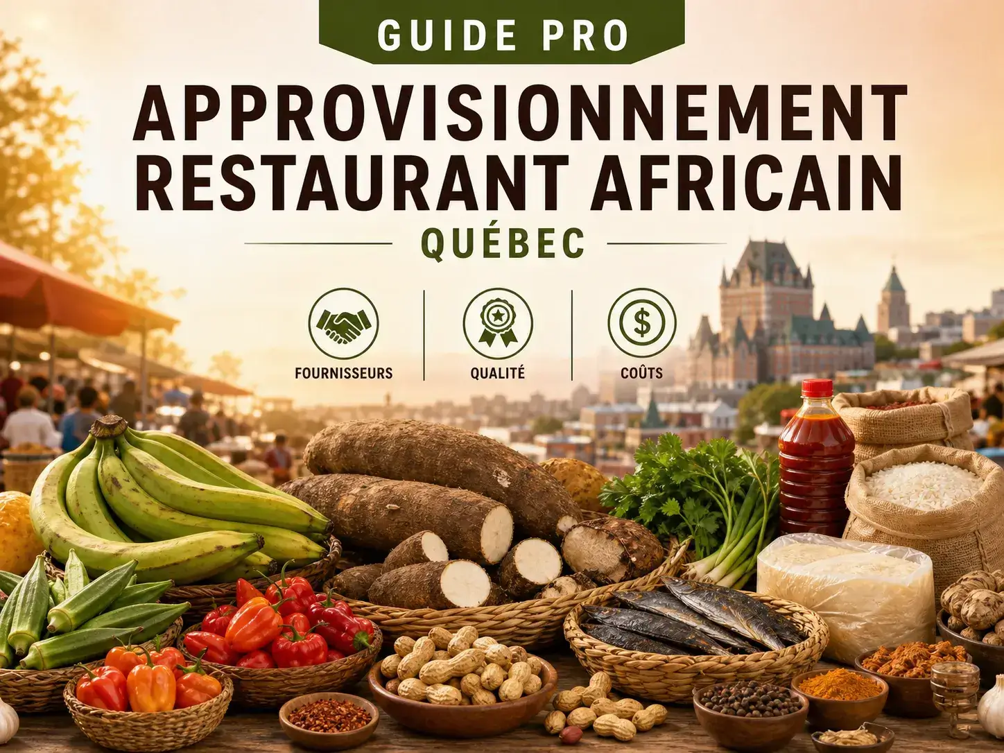 Approvisionnement restaurant africain québec | Guide pro
